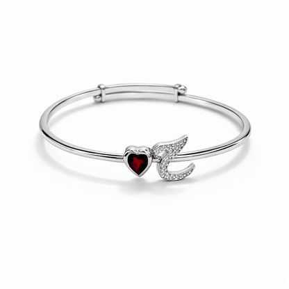 Initial Baby Bangle - Arabic