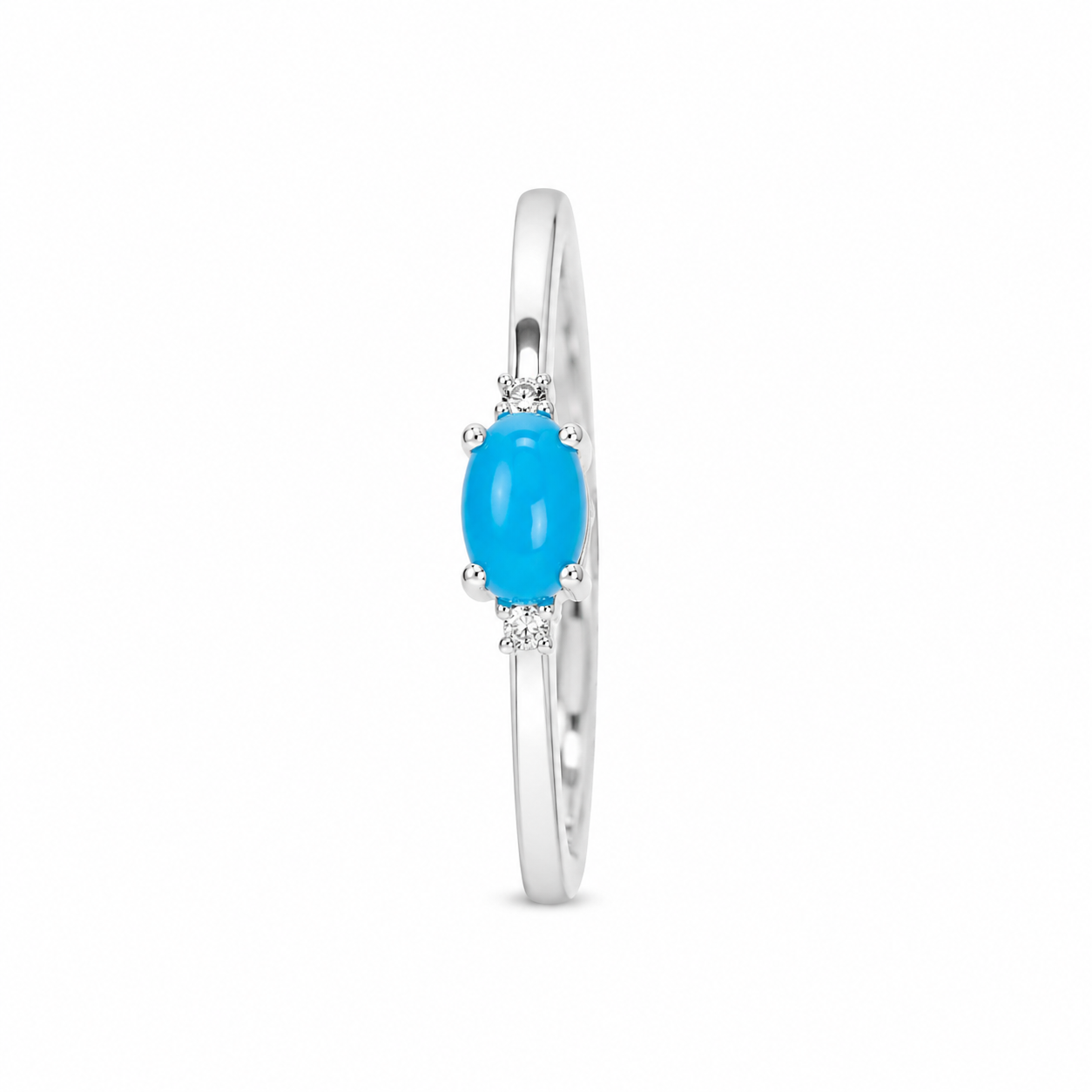 Turquoise Diamond Ring