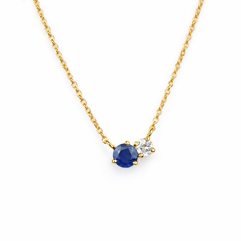 "You and I" Necklace - Round