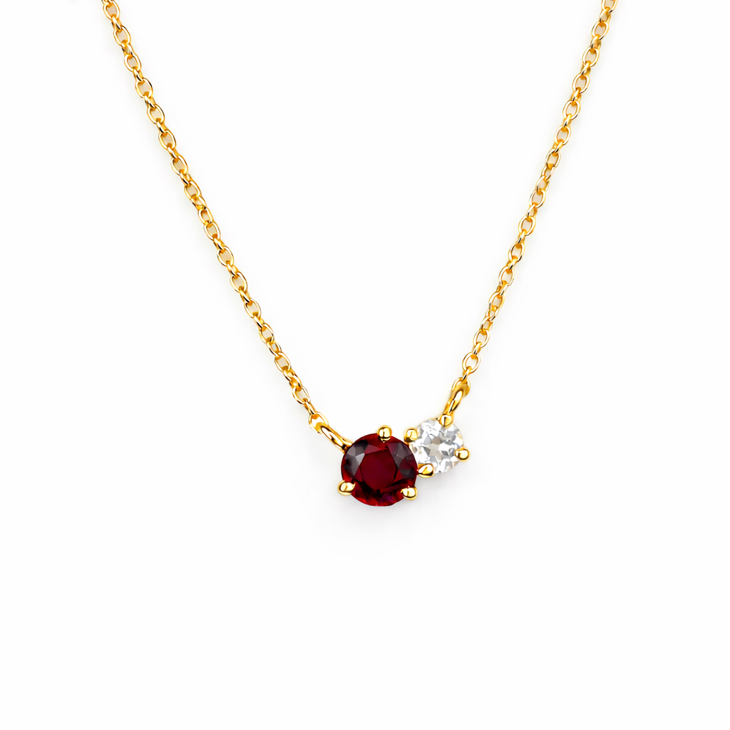 "You and I" Necklace - Round