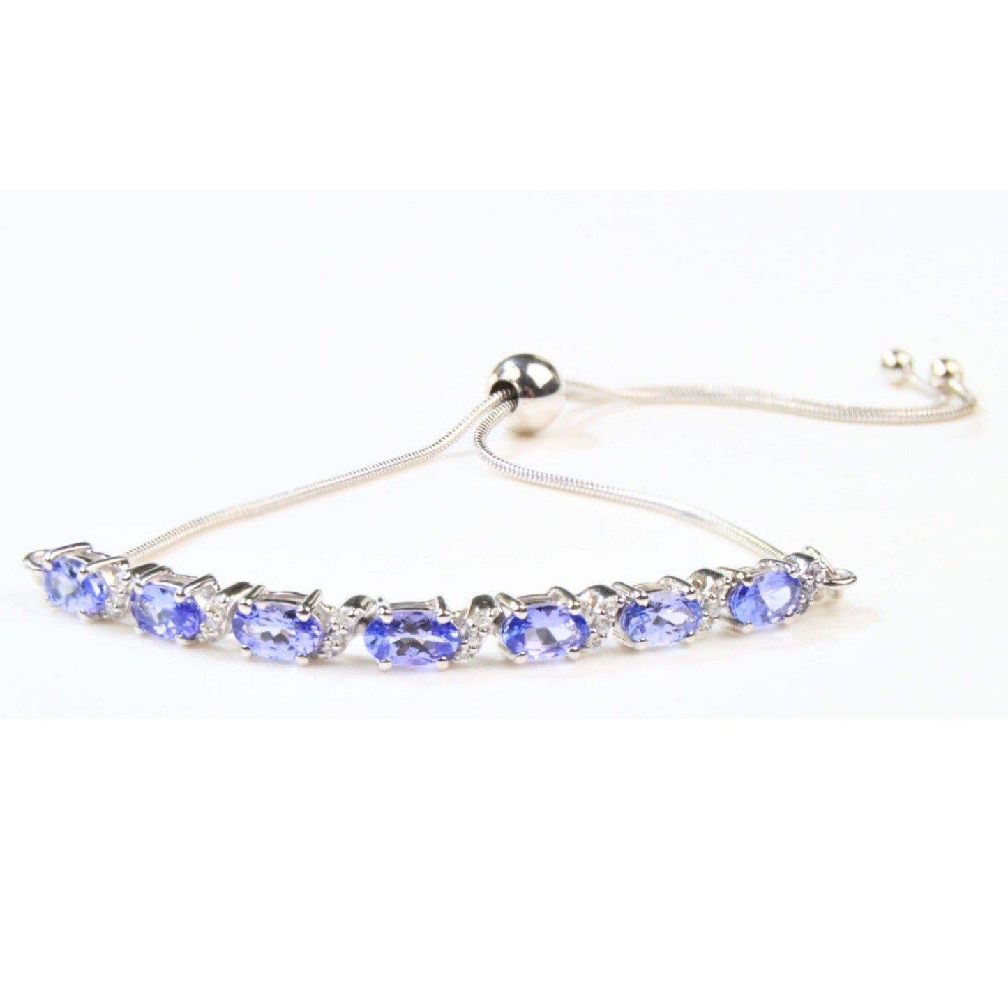 Tanzanite Bracelet in Sterling Silver
