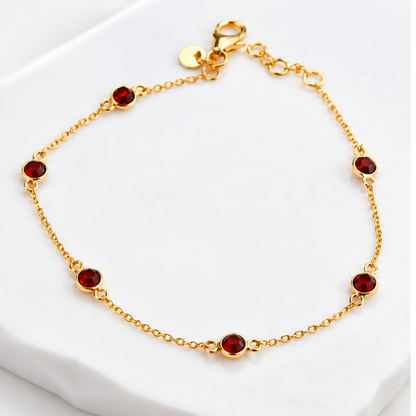 Bezel-Set Bracelet - Small
