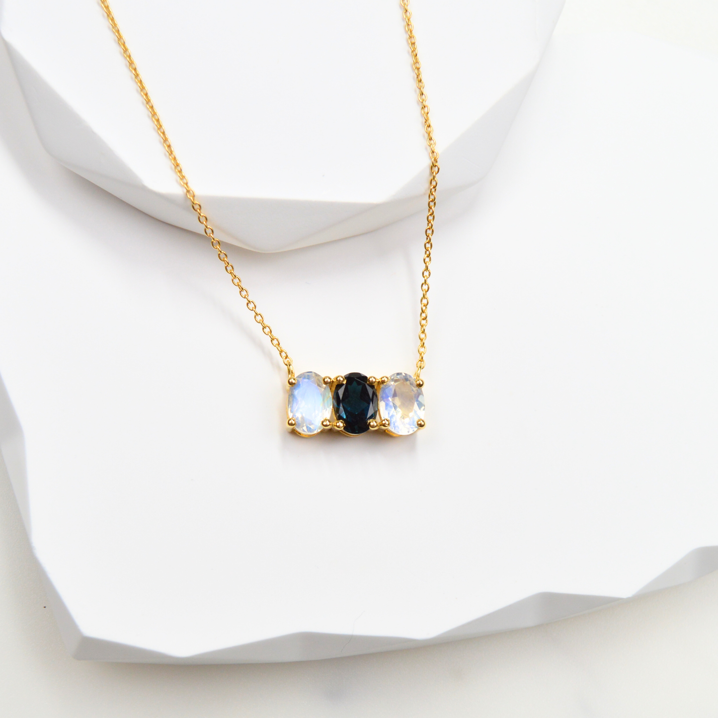 Three Stone Necklace