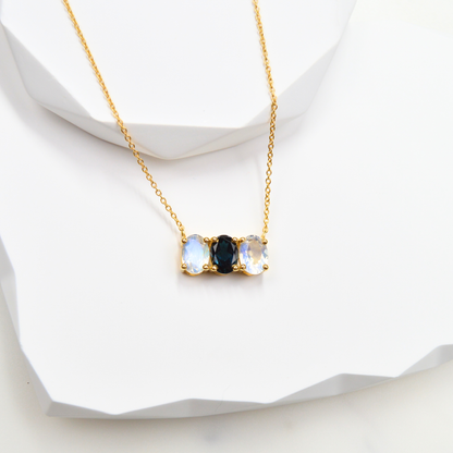 Three Stone Necklace