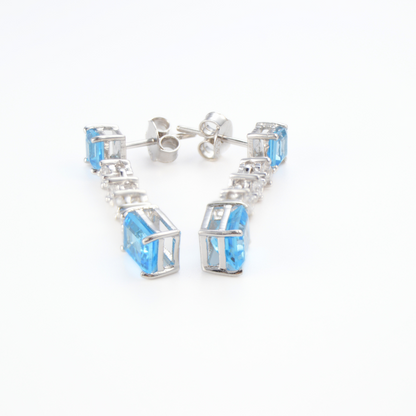 Bluewater Drop Earring in Sterling Silver