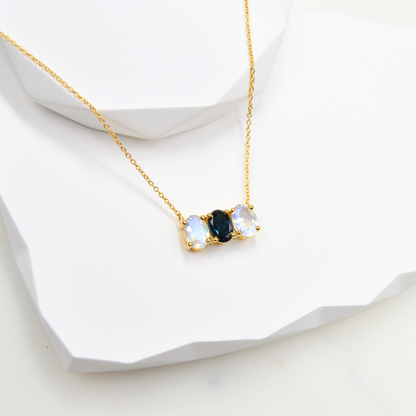 Three Stone Necklace