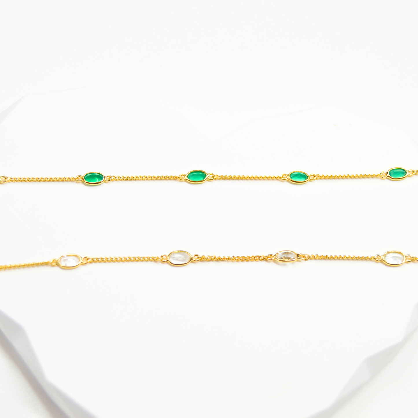 Bezel-Set Bracelet - Large