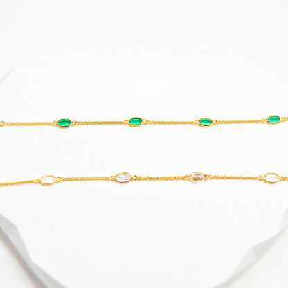 Bezel-Set Bracelet - Large