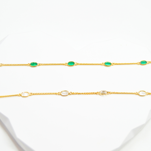 Bezel-Set Bracelet - Large