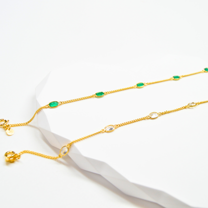 Bezel-Set Bracelet - Large